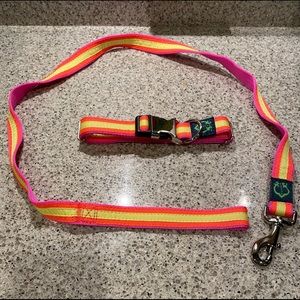 C Wonder dog collar and leash